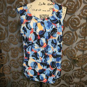 Women's Sleeveless Colorful Blouse